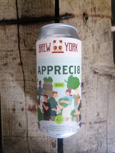 Brew York Appreci8 8% (440ml can)