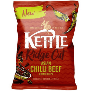 Kettle Ridge Cut Asian Chilli Beef Potato Chips (40g)