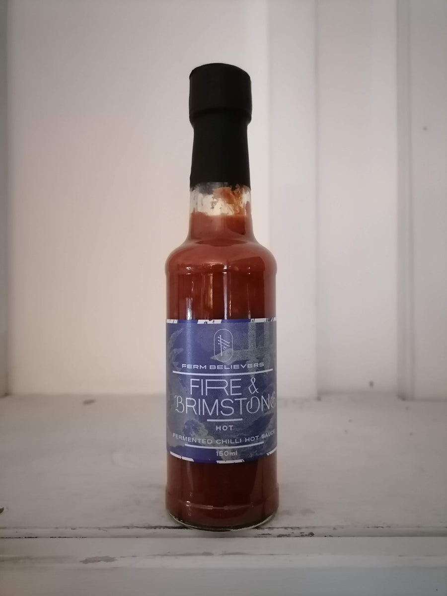 Ferm Believers Fire & Brimstone Hot Sauce (150ml) waterintobeer