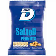 Big D Salted Peanuts (50g)