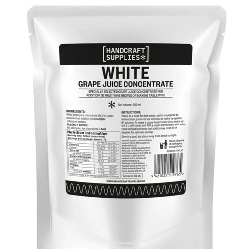 Handcraft Supplies White Grape Juice Concentrate (500ml)