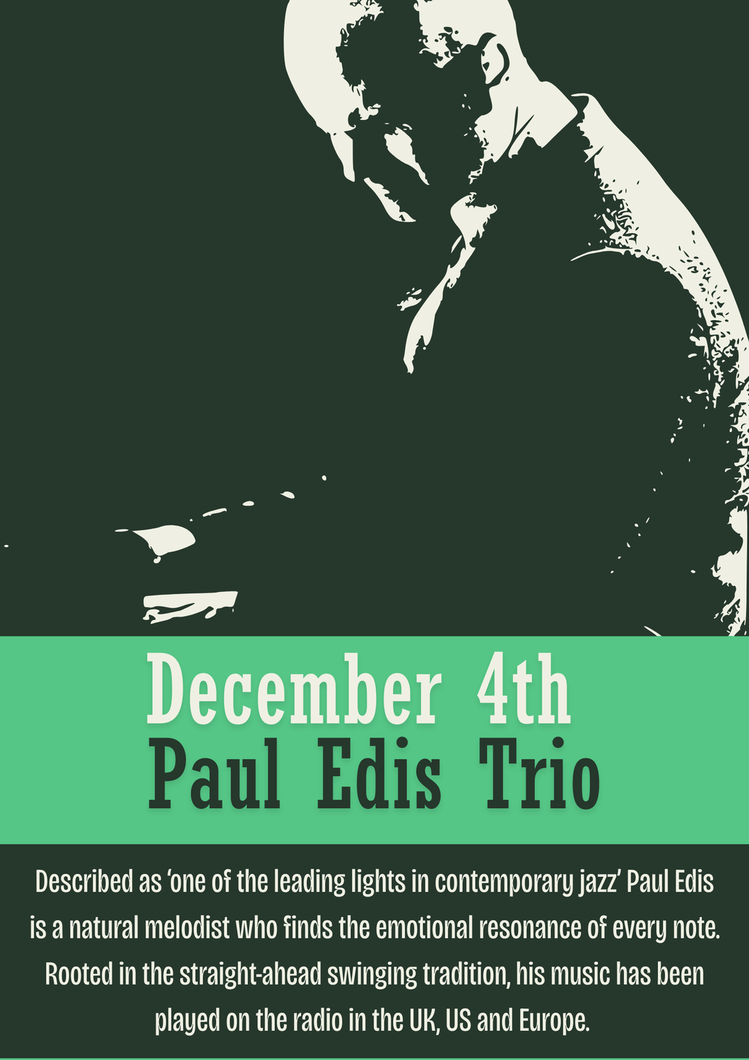 Jazz in Brockley #13 Paul Edis Trio