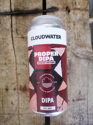 Cloudwater Proper DIPA Mosaic Edition 8% (440ml can)