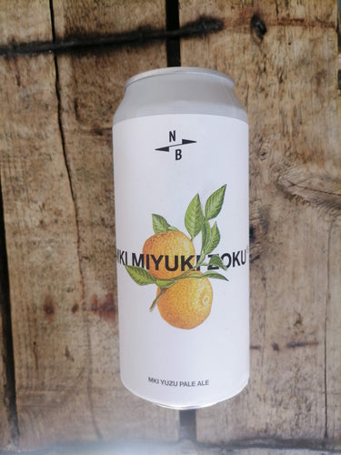 North x MKI Yuzu Pale Ale 4.1% (440ml can) - waterintobeer