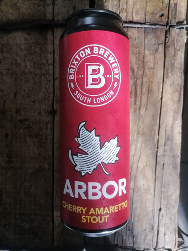 Arbor Cherry Amaretto Stout 6% (568ml can) - waterintobeer