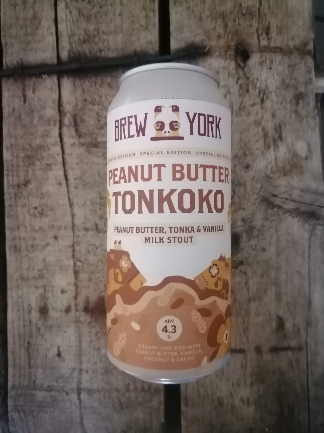 Brew York Peanut Butter Tonkoko 4.3% (440ml can)