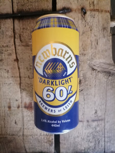 Newbarns 60/- Dark Light 3.4% (440ml can)