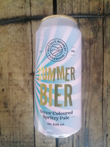 McColls Summer Bier 4.5% (440ml can) - waterintobeer