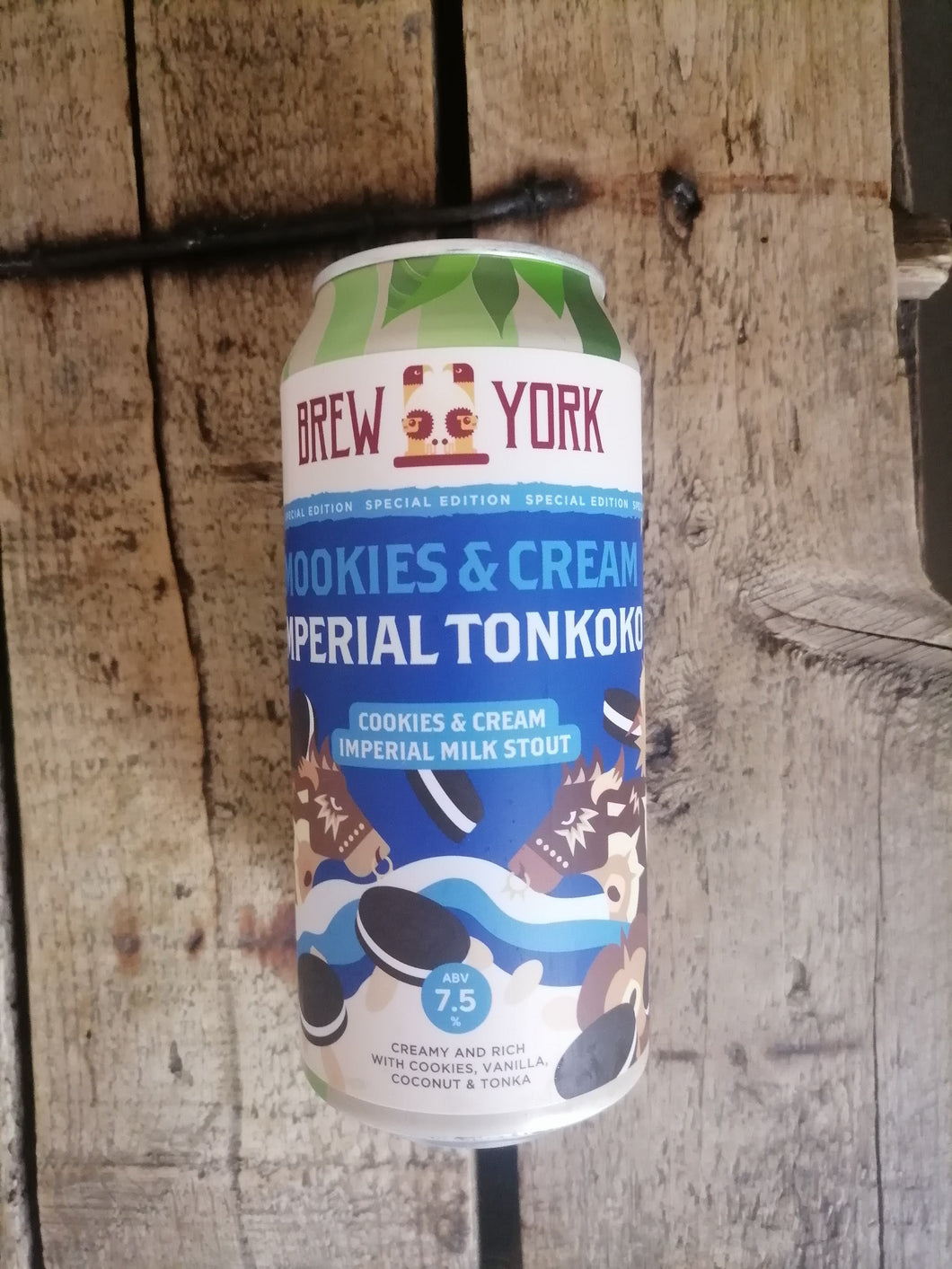 Brew York Mookies & Cream Imperial Tonkoko 7.5% (440ml can)