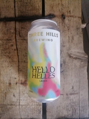 Three Hills Hello Helles 4.5% (440ml can)