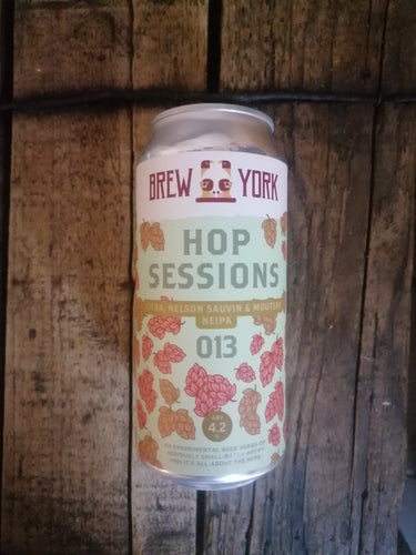 Brew York Hop Sessions 013 4.2% (440ml can) - waterintobeer