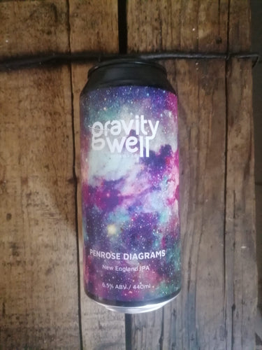 Gravity Well Penrose Diagrams 6.5% (440ml can) - waterintobeer