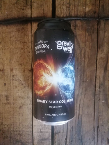 Gravity Well Binary Star Collision 8% (440ml can) - waterintobeer