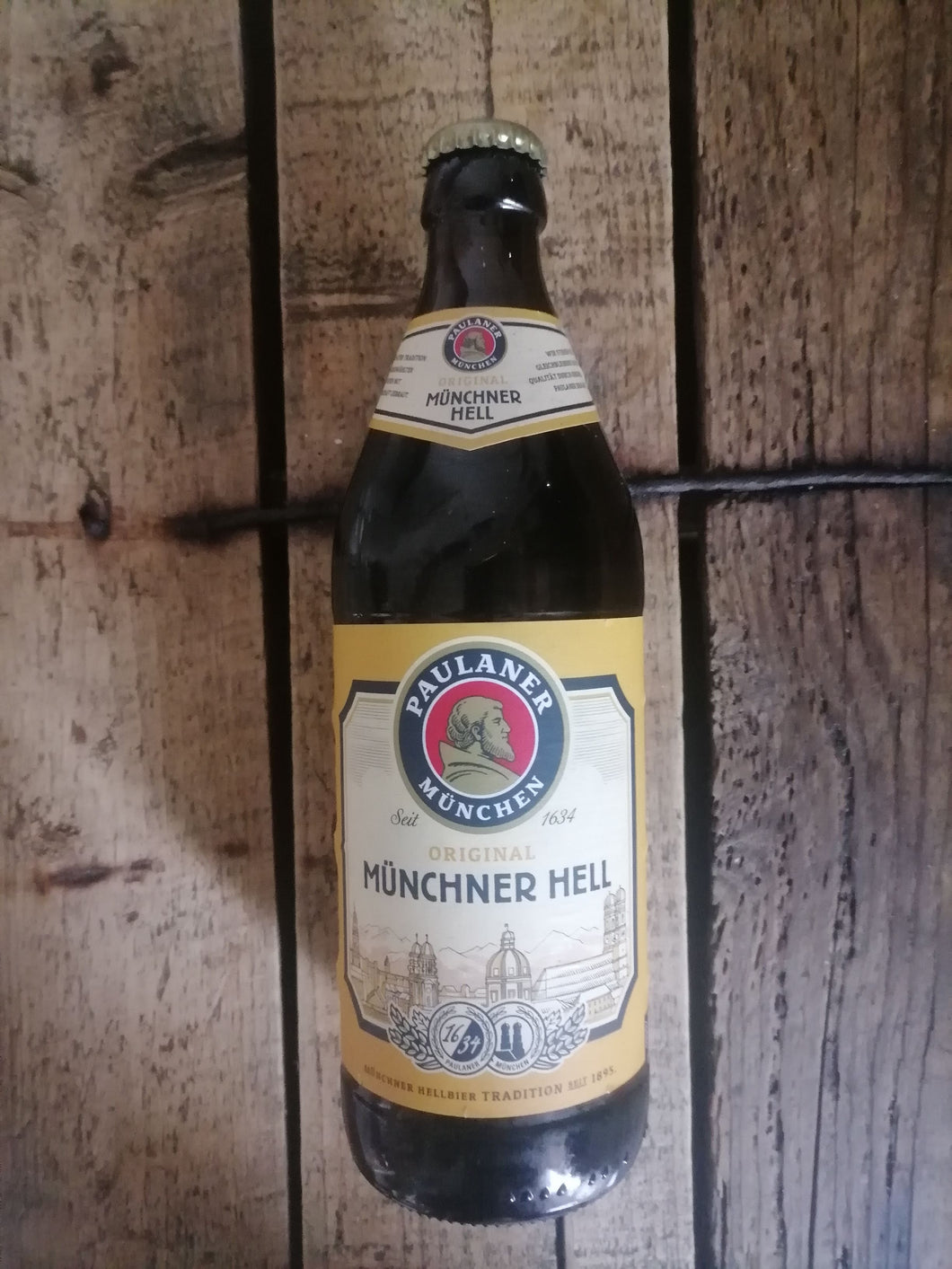 Paulaner Munchner Hell 4.9% (500ml bottle)