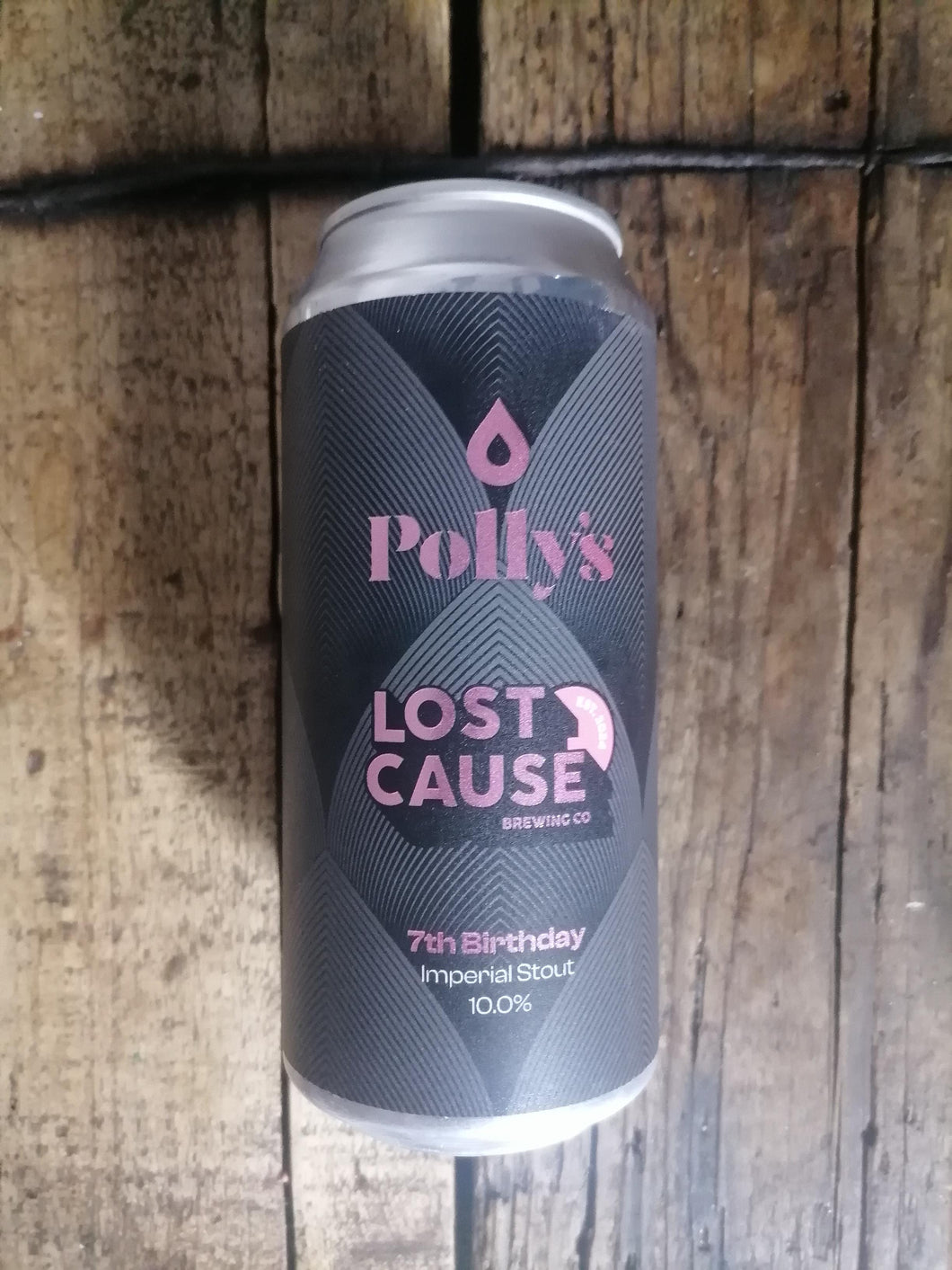 Polly's 7th Birthday Imperial Stout 10% (440ml can)