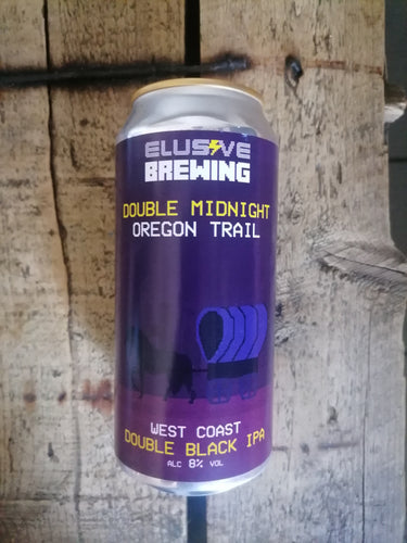 Elusive Double Midnight Oregon Trail 8% (440ml can) - waterintobeer