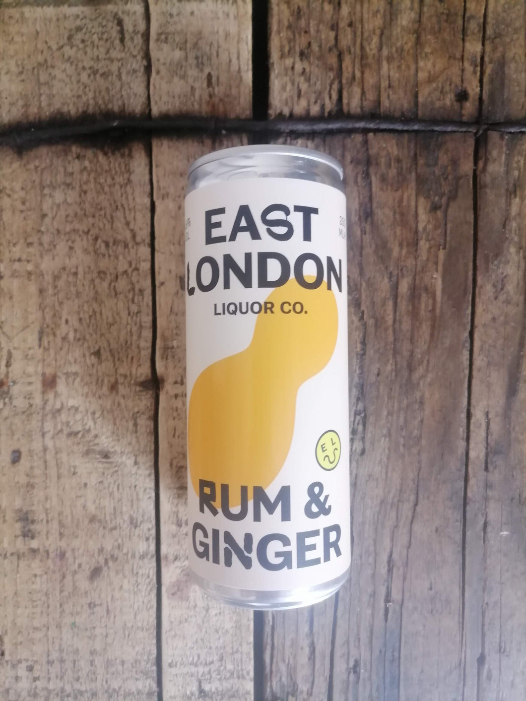 East London Rum & Ginger 4.6% (250ml can)