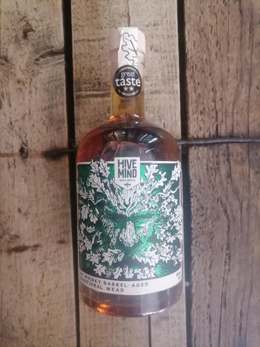 Hive Mind Oak Whisky Barrel-Aged Traditional Mead 18% (500ml bottle)