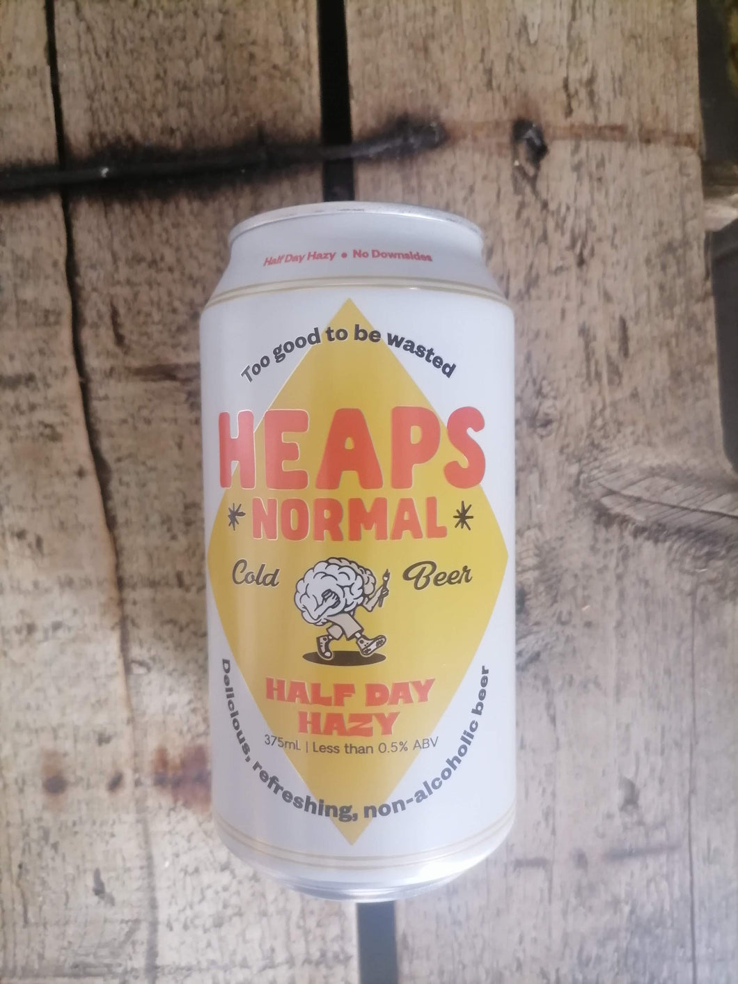 Heaps Normal Half Day Hazy 0.5% (375ml can)