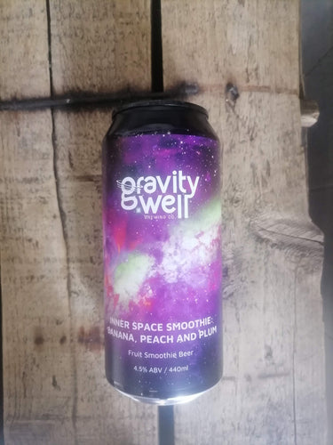 Gravity Well Inner Space Smoothie: Banana, Peach and Plum 4.5% (440ml can)