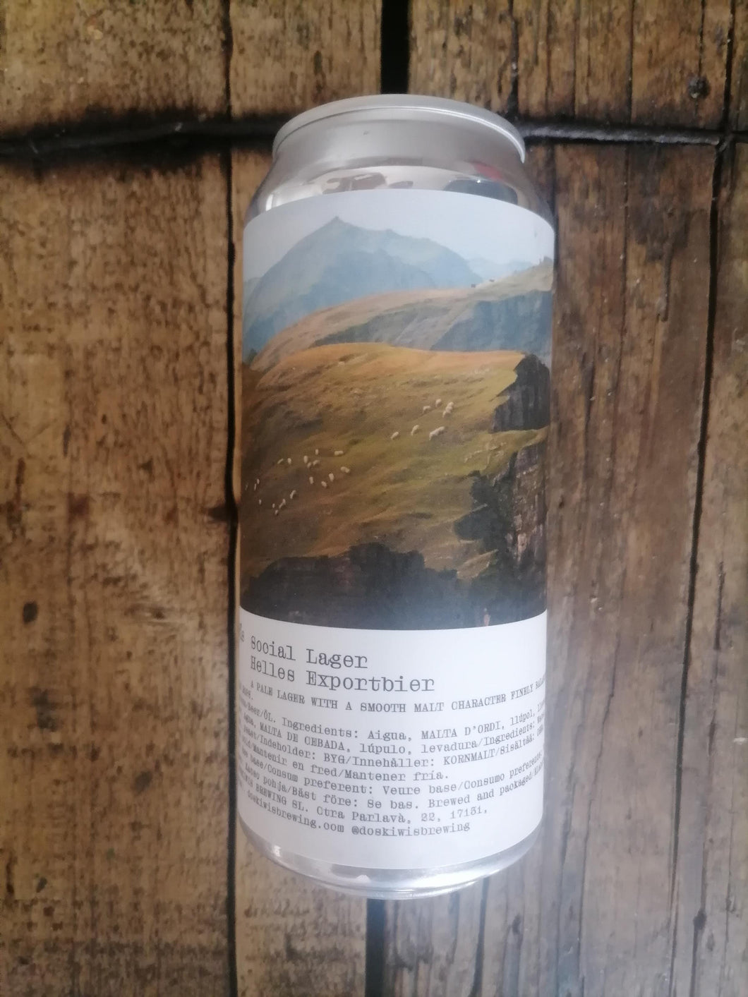 DosKiwis Social Lager 5.4% (440ml can)