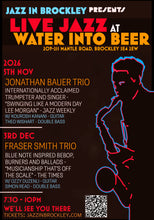 Jazz in Brockley #20 Jonathan Bauer Trio