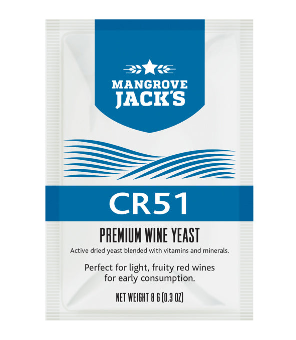 CR51 Red Wine Yeast (8g)