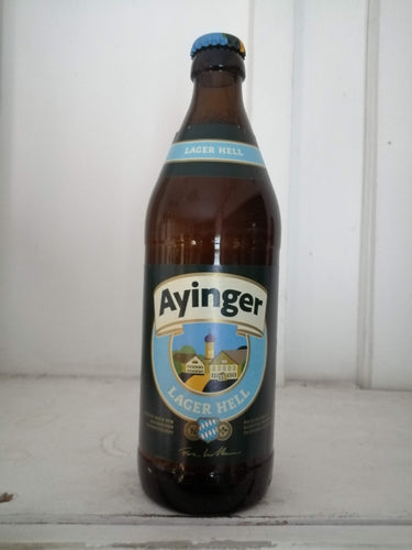 Ayinger Lager Hell 4.9% (500ml bottle) - waterintobeer