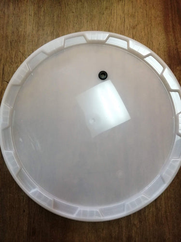 Fermentation Bin Lid  - Hole and Grommet - 30 Litre