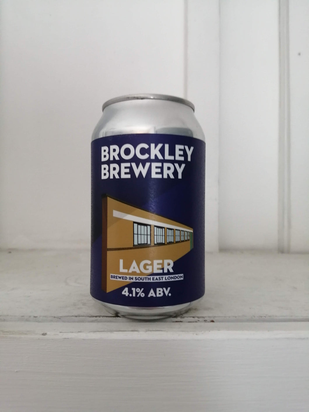 Brockley Lager 4.1% (330ml can)