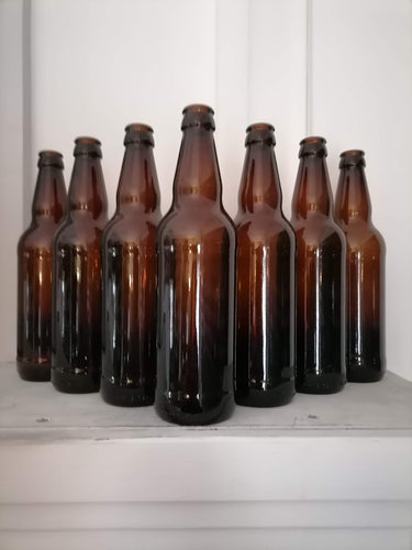Bottles - Glass - Crown Cap - Amber - 500ml (20 pack)