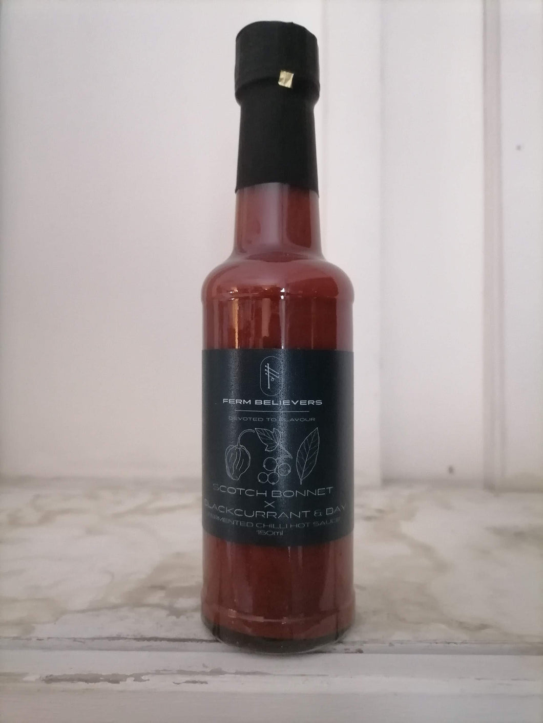 Ferm Believers Scotch Bonnet x Blackcurrant & Bayleaf Hot Sauce (150ml)