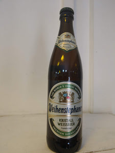 Weihenstephan Kristal Weisbier 5.4% (500ml bottle)