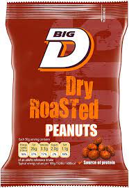 Big D Dry Roasted Peanuts (50g)