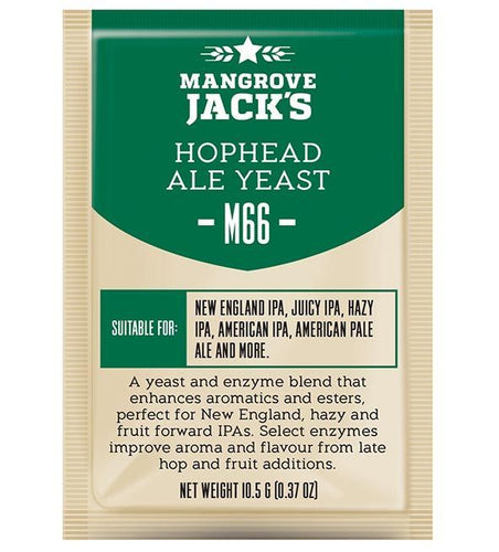 M66 Hophead Ale Yeast (10.5g) - waterintobeer